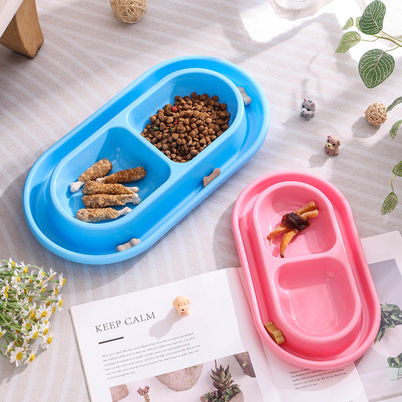Pet Anti-ant Double Bowl Cat And Dog Food Bowl Pet Bowl Anti-spill - view 3