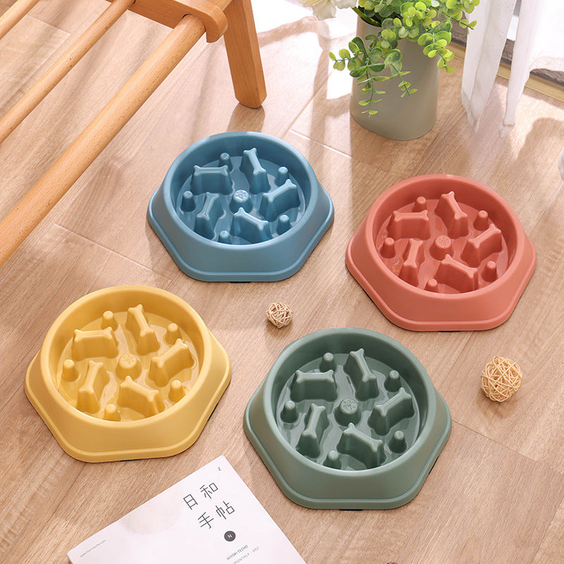 Slow-feeding Bowl For Dogs Anti-choking Pet Bowl Non-slip And - view 1