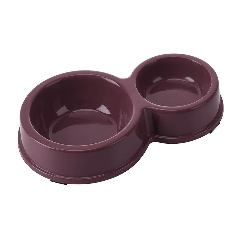 Dual-purpose Plastic Pet Bowl For Feeding And Watering Dog Bowl Cat