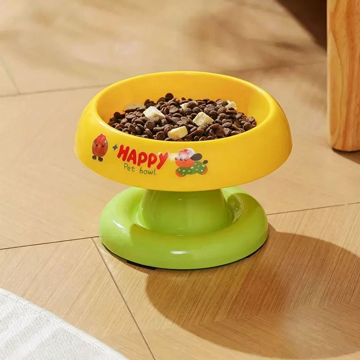 Pet Feeding Bowl High-legged Angled Design To Protect The Neck