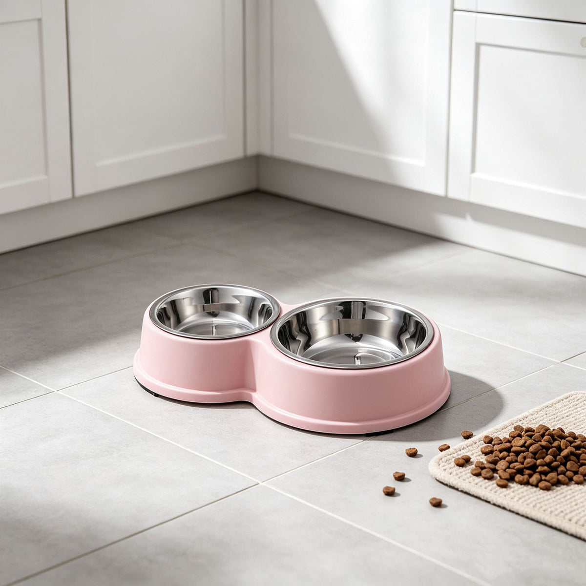 Dual-purpose Plastic Pet Bowl For Feeding And Watering Dog Bowl Cat