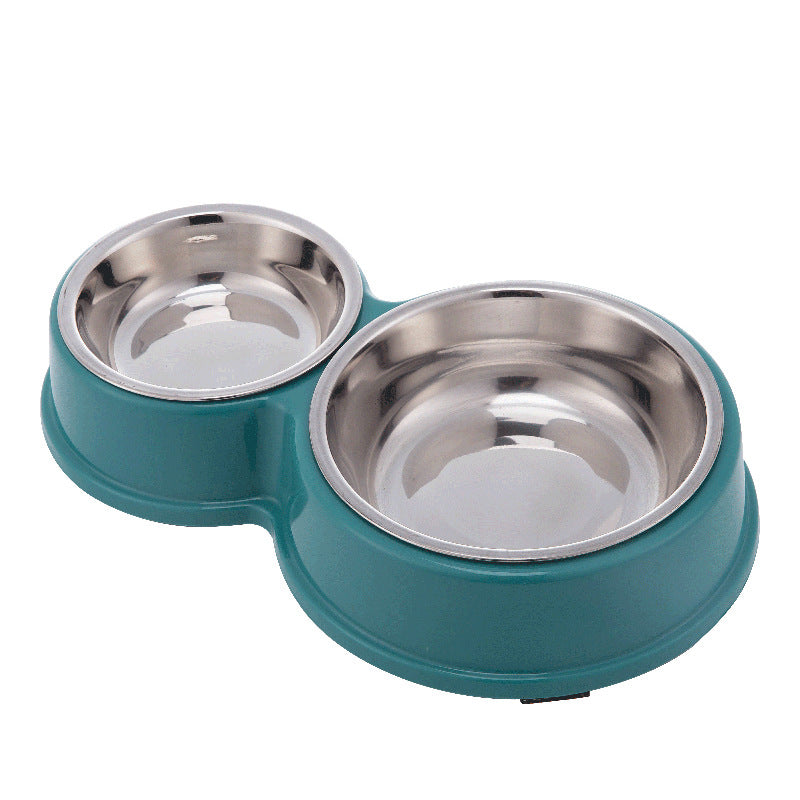 Dual-purpose Plastic Pet Bowl For Feeding And Watering Dog Bowl Cat