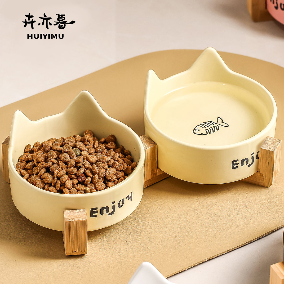 Cat Bowl Plastic Cat Food Bowl Pet Bowl Water Bowl Food Bowl - view 4