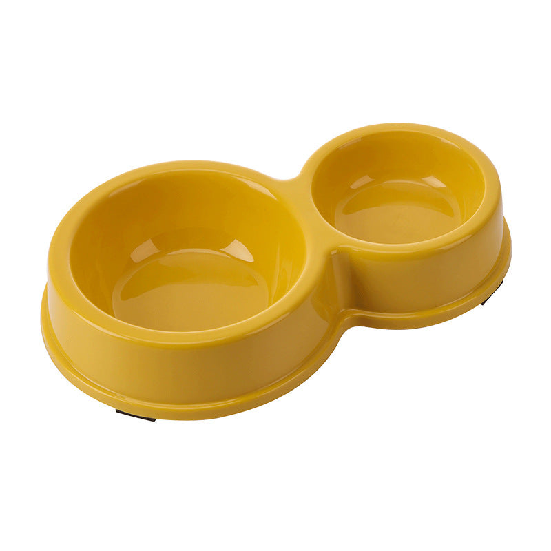 Dual-purpose Plastic Pet Bowl For Feeding And Watering Dog Bowl Cat