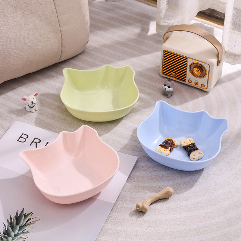 Cat Bowl Plastic Cat Food Bowl Pet Bowl Water Bowl Food Bowl - view 1