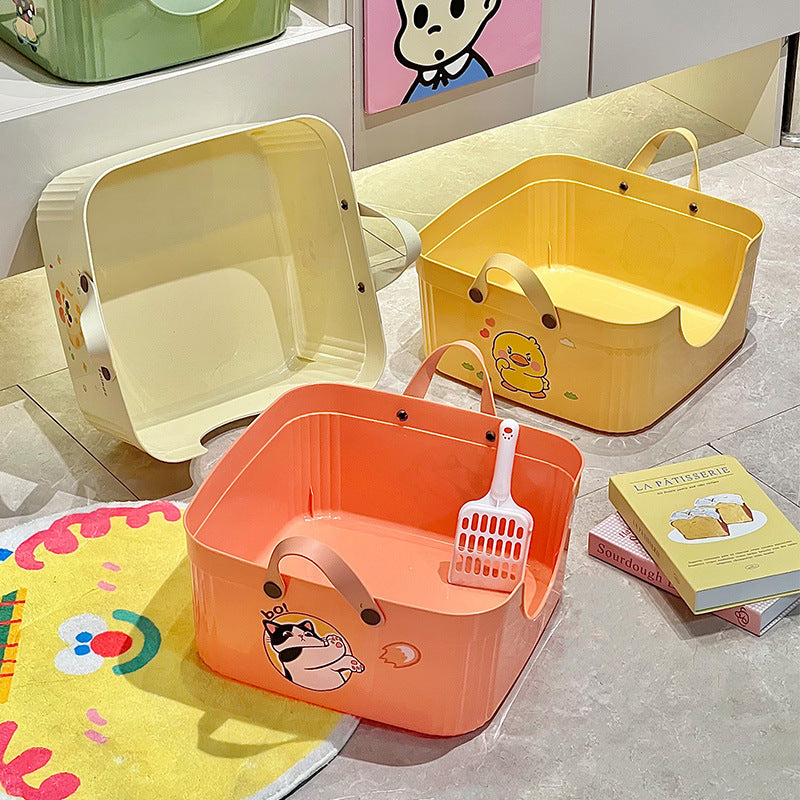 Extra-large Cat Litter Box Anti-splash Cat Toilet Extra-large - view 1